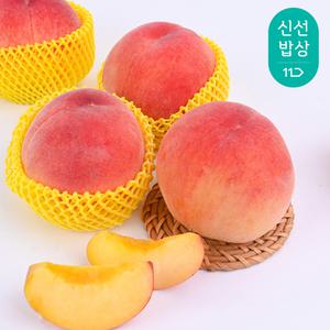 갓 수확한 달콤한 황도복숭아 1.5kg (6-8과)