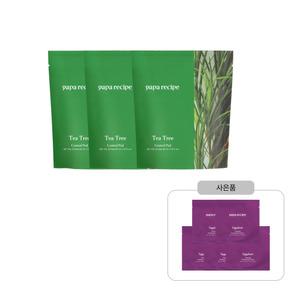 파파레서피 티트리 컨트롤 패드 (리필 35매) 3개 +(증정)가지 패드 2매입x5개