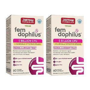 2개 Jarrow Formulas 자로우포뮬러스 여성유산균 펨도피러스 50억 60정