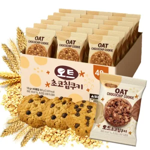 오트 귀리초코칩 쿠키 480g(40봉) / 슈퍼푸드 귀리간식