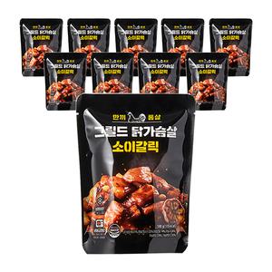 한끼통살 그릴드 닭가슴살 소이갈릭 100g, 10개