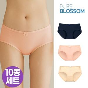 스벅 쿠폰 증정 [10종세트] 저자극 에코 코튼 면 스판 팬티/빅사이즈