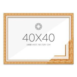 아트박스 퍼즐사랑 보석십자수액자 40x40 고급형 매트골드