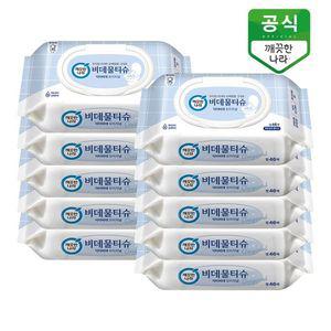 [깨끗한나라] 닥터비데 화장실용물티슈 캡 46매 x 10팩[32514260]