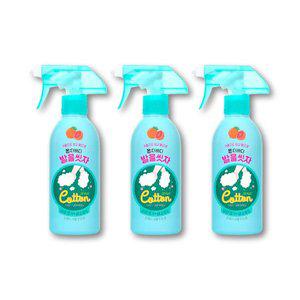 [기타]온더바디 발을씻자 코튼 풋샴푸 프레쉬 자몽민트향 385ml x 3