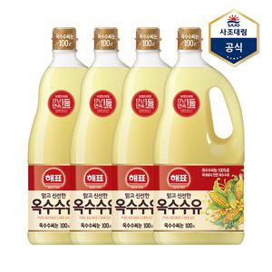 [기타][사조] 해표 옥수수유 1.8L X 4병 /식용유