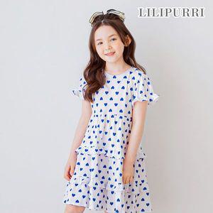 [보리보리/릴리푸리]릴리푸리 럽미롱원피스(블루)