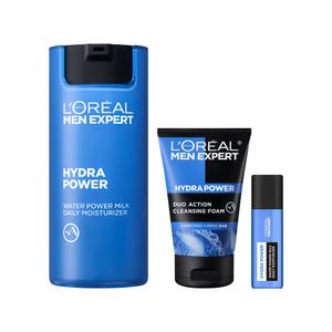 로레알파리 맨 엑스퍼트 이드라파워 수분 올인원 50ml +아쿠아 클렌징 폼 50ml+수분 or 안티에이징 세럼 22ml