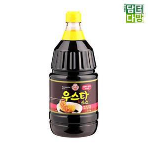 [XBJ466O9_47]오뚜기 우스타 소스 2 1kg X 3개 우스타소스