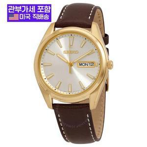 세이코 네오 클래식 쿼츠 샴페인 다이얼 남성용 손목시계 SUR450P1 [관부가세