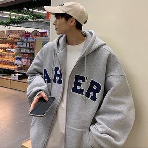[라일리] Rly 포근한 점퍼 기모 집업 오버핏 아우터 자켓 후드