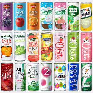 델몬트 스퀴즈 포도에이드 240ml 30캔 음료수 과즙음료 오라떼 실론티 이온음료 포카리