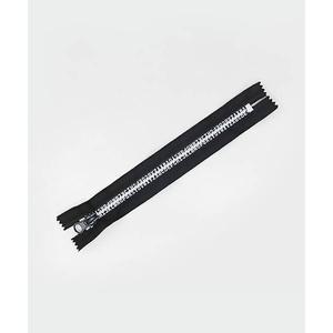 패션스타트 [20cm] 5호 유니크 포인트 알파벳 이빨 플라스틱 지퍼 화이트