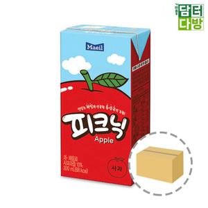 피크닉사과맛 맛있는피크닉 피크닉사과주스 매일유업 피크닉 사과 200ml 24팩 피크닉사과