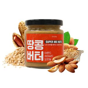 슈믹츠 땅콩 피넛 아몬드 버터 오트밀 치아씨드 슈퍼믹스너츠 스프레드 페이스트 200g