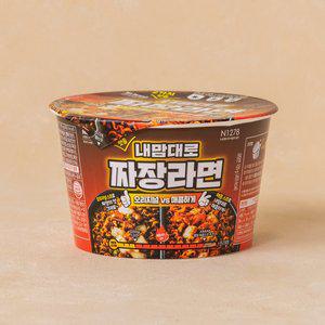 노브랜드내맘대로짜장라면105g