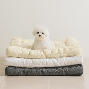 뭉연구소 양면 강아지 고양이 방석 반반 사계절 토퍼 3colors (SS/Q/K)