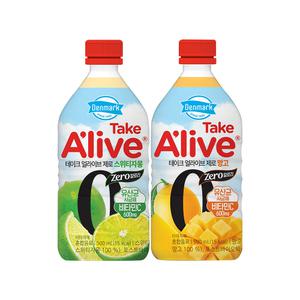 동원 덴마크 테이크 얼라이브 제로 망고/스위티자몽 500ml 24입