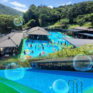 [경기] 고기굽는 수영장!!왕방산풀장가든 수영장(취사가능)/서울근교/취사가능/워터파크/물놀이/왕방산/풀장