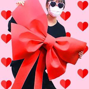[핫트랙스]DIY 초대형 리본 (레드) 인간화환 이벤트 웨딩카 장식