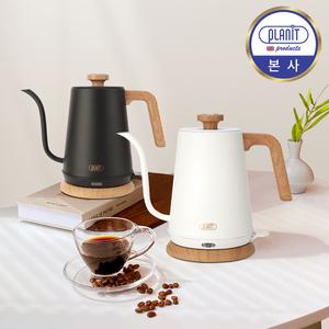 [플랜잇] 온도조절 전기 드립포트 티포트 지니 템퍼 PEC-NX7 (블랙/화이트)