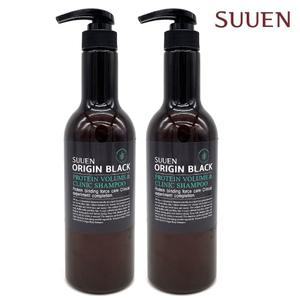 수앤 오리진블랙 볼륨샴푸 700ml x2개