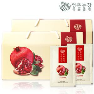 청춘농장 100% 석류즙 2박스 60포_