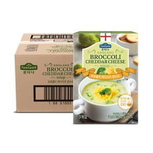 샘표 폰타나 브로콜리 체다치즈 컵수프 60g x 12개