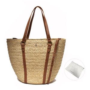 헬렌카민스키 피니밀 브리들 토트백 라지 여성 라피아 가방 BAG51192-NT