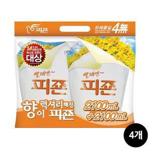무배 샤프란 피죤 옐로미모사 리필용 2.1L *8개