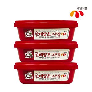 [매일식품] 맛있게 매운 辛 태양초 고추장 170g 3개
