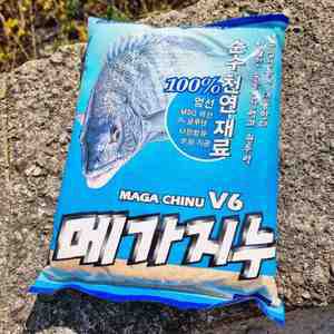 낚시여행 메가지누 V6 1봉 2KG 감성돔 건식 집어제 백지누
