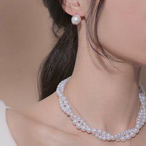 [루브르파리] 14K 비비 진주 SET 목걸이/귀걸이 SET0396