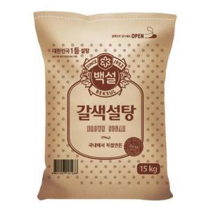 백설 갈색설탕 15kg