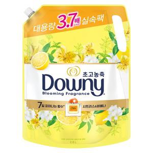 다우니 초고농축 생화향기 컬렉션 섬유유연제 시트러스 앤 버베나 리필 2.6L 1개