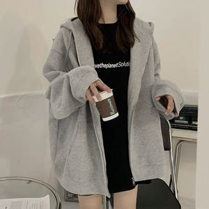 여성 후드 점퍼 HD03 3컬러 무지 후드집업