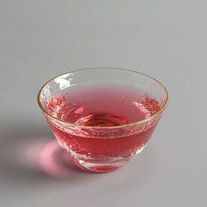 골드테두리 원형 유리찻잔 다기잔 50ml (77010A