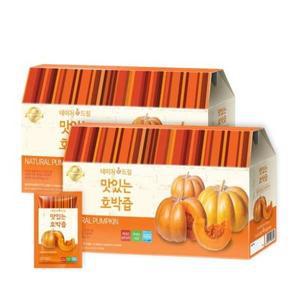 | 네이처드림 | 맛있는 호박즙 30포 x 2박스 명절 설 선물세트 품격있는 엑기스 농축액 건강즙 부모님선물