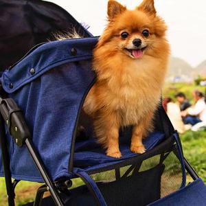 경량 접이식 애완동물 트롤리 개 고양이 유모차 강아지 고양이 유모차 애완동물 자동차 케이지 소형 자동차