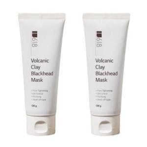 1.618 화산송이 클레이 블랙헤드 마스크 팩 120ml X2