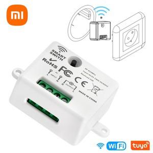 투야 스마트봇샤오미 스마트 스위치 라이트 와이파이 투야 미니 모듈 벽 패널 푸시 단추 433Mhz RF AC85 ~