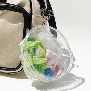 [기타]투명 가챠 pvc 가차 지퍼 파우치 10cm 아이돌 미니 인형 솜인형 보관