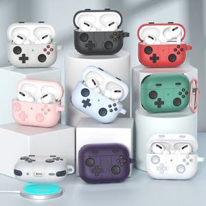 버즈2케이스 AirPods Pro 2세대 케이스 게임 콘솔 디자인 Apple 2 충전 케이스용 소프트 스킨 실리콘 보호