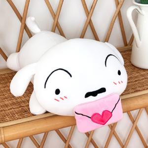짱구 러브레터 흰둥이 바디 모찌 쿠션 인형 30cm 애착 강아지 동물