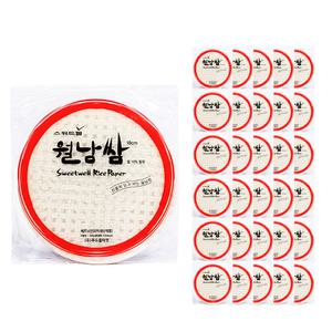 스위트웰 월남쌈 300g-18cm-원형-PP-약46장 한박스 (300g x 30ea)