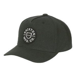 브릭스턴 캡 남성 CREST CMP SNBK CAP 모자 스냅백 스케이터 스케이트 브랜드 검정 검정