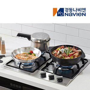 [나비엔 매직]경동나비엔 빌트인 3구 가스렌지 쿡탑 레인지 560x440 코드식(2003)