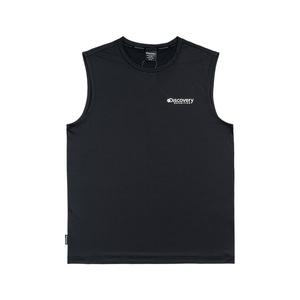 디스커버리 남성 스몰로고 쿨링 슬리브리스 DMSL73043BKS