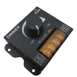 DC 12V-24V LED 조광기 스위치 30A 360W 전압 조정기 컨트롤러, LED 스트립 조명 램프 LED 조광