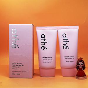 1+1 아떼 한겹톤업 비건 릴리프 톤업 선 비비 50mL + 50mL 도메가능